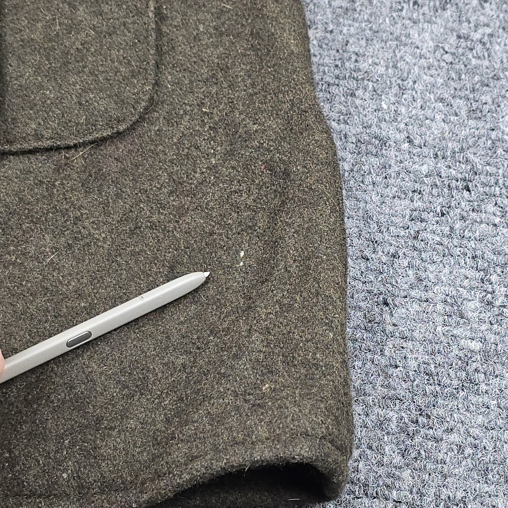 Abercrombie & Fitch Wool Mini Skirt Womens Y2K 90s Grunge Button Front Medium - Picture 6 of 9